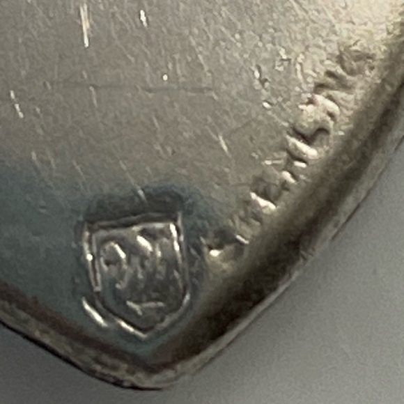 VTG Sterling Walter Lampl Double Heart Puffy Heart Charm - Picture 3 of 5